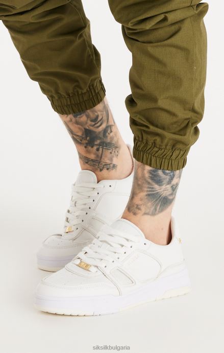 обувки SikSilk бели ниски маратонки на корт мъже 486F814