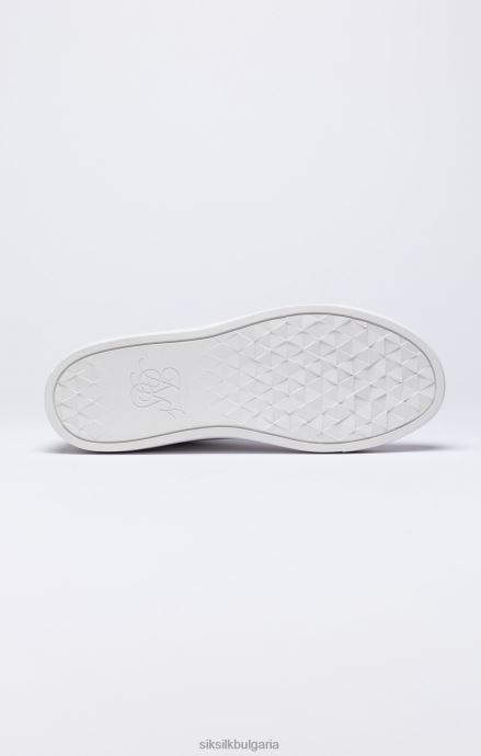 обувки SikSilk бели класически високи маратонки мъже 486F819