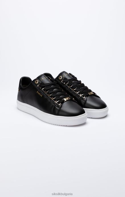 обувки SikSilk черни класически маратонки с метални d-рингове мъже 486F810