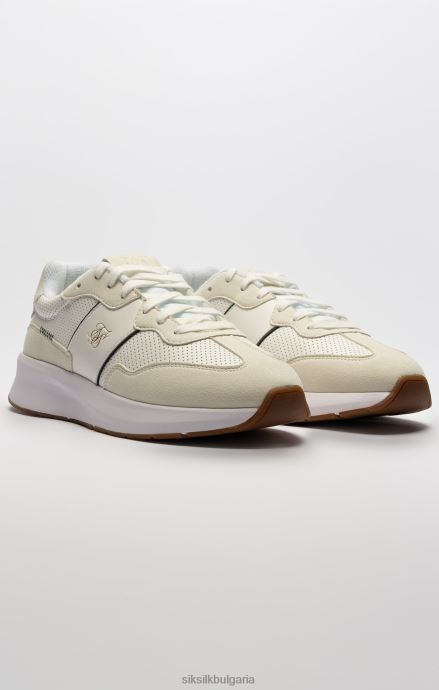 обувки SikSilk екрю wira racer trainer мъже 486F81