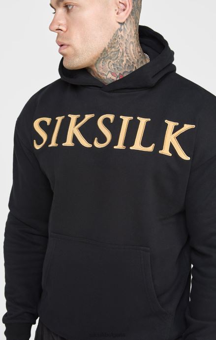 облекло SikSilk златна качулка с апликации мъже 486F8436