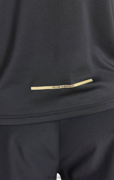 облекло SikSilk черен спортен цип мъже 486F8449