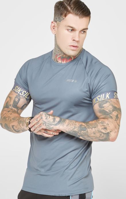 облекло SikSilk спортна техническа тениска charcoal мъже 486F8365