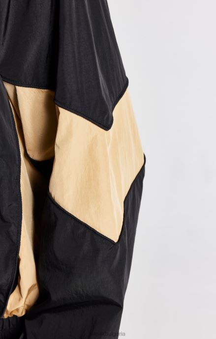 облекло SikSilk черно бомбър яке с панели мъже 486F8468