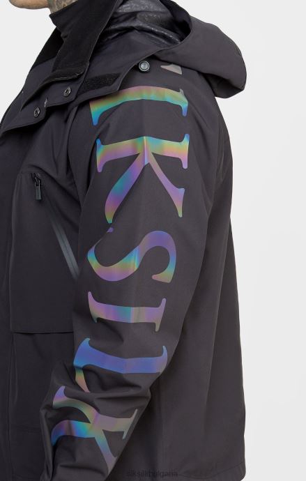облекло SikSilk черно техническо яке мъже 486F8484