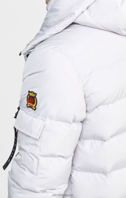 облекло SikSilk сиво яке тип парка мъже 486F8487