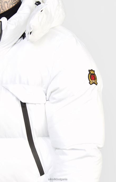 облекло SikSilk бяло мениджърско палто мъже 486F8488