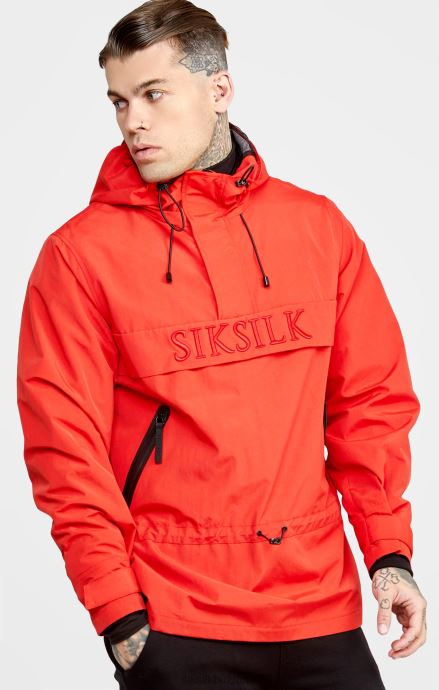 облекло SikSilk червено горно яке мъже 486F8489