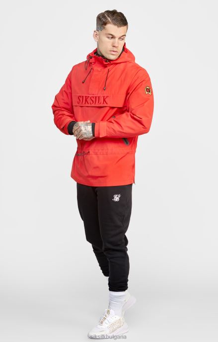 облекло SikSilk червено горно яке мъже 486F8489