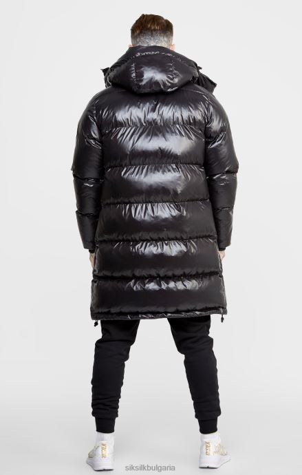 облекло SikSilk черно мениджърско палто мъже 486F8497