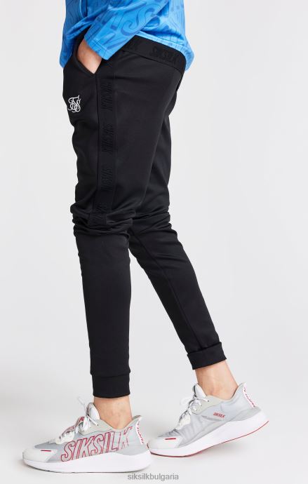 облекло SikSilk черен кльощав джогинг момчета 486F8302