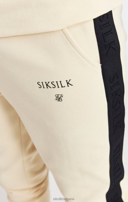 облекло SikSilk бежов залепен джогинг момчета 486F8305