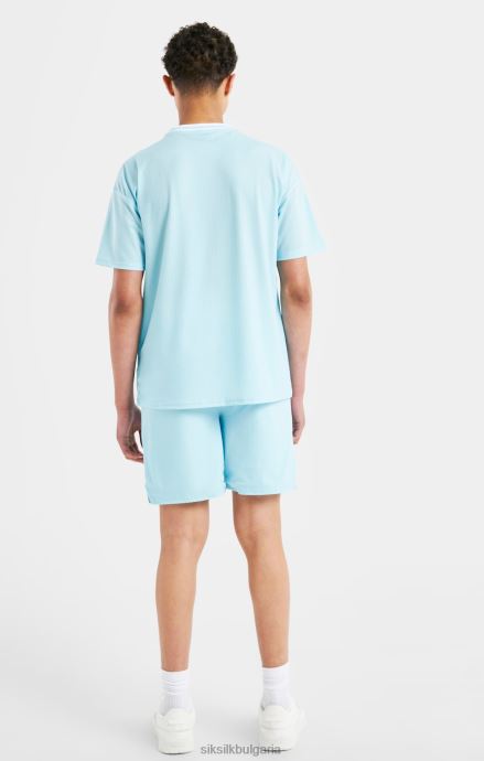 облекло SikSilk x широки шорти с лого на messi - сини момчета 486F8313