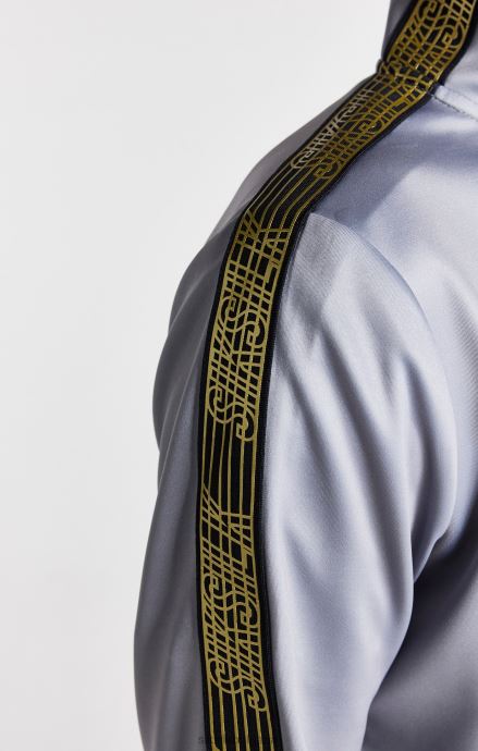 облекло SikSilk сива залепена фуния с цип момчета 486F8295