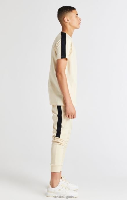облекло SikSilk бежова тениска тип реглан момчета 486F8282