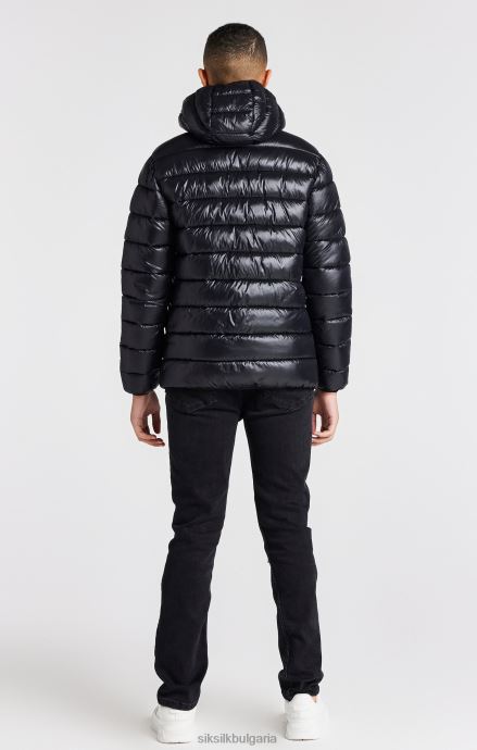 облекло SikSilk черно леко яке с мехурчета момчета 486F8299