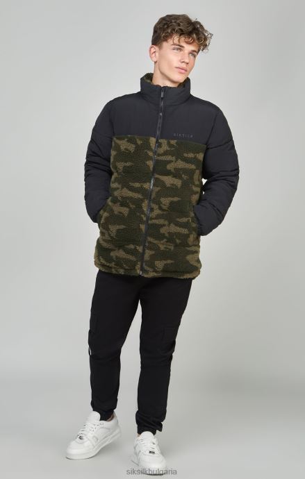облекло SikSilk camo borg пуф яке момчета 486F8297