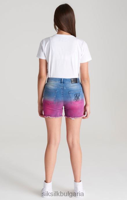 облекло SikSilk къси дънкови панталони със син цвят момичета 486F8356