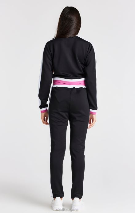 облекло SikSilk черен ретро анцуг момичета 486F8353