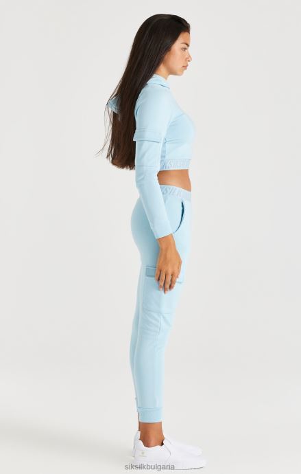 облекло SikSilk залепена качулка за багажник - синя момичета 486F8328