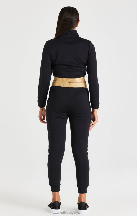 облекло SikSilk цип с метална лента - черен момичета 486F8330