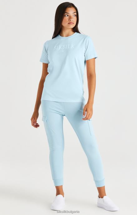 облекло SikSilk маркова тениска - синя момичета 486F8319