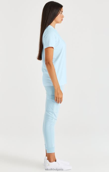 облекло SikSilk маркова тениска - синя момичета 486F8319