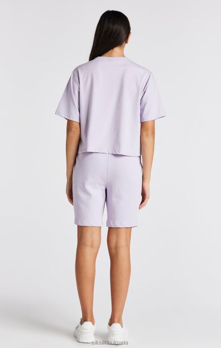 облекло SikSilk лилава тениска с лого на университета момичета 486F8327